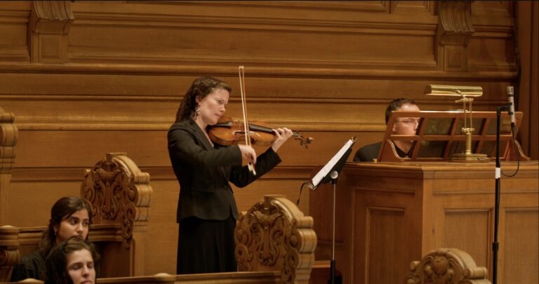 Violin playing "O Mater Dolorosa" composed by Mark Nowakowski