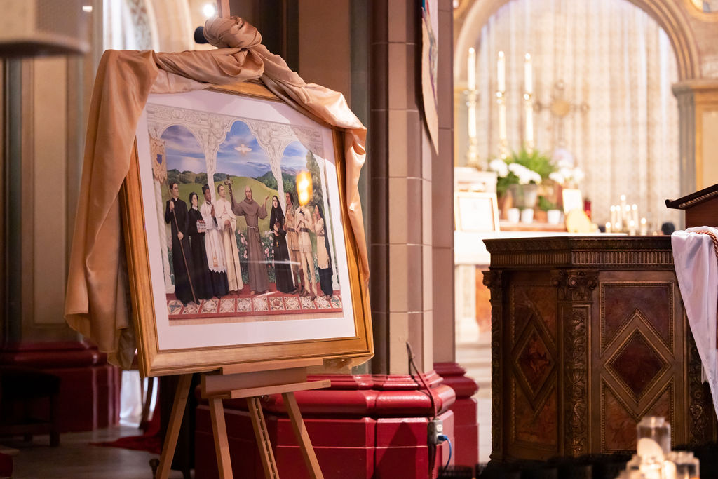St. Junipero Serra Painting_By Bernadette Carstensen